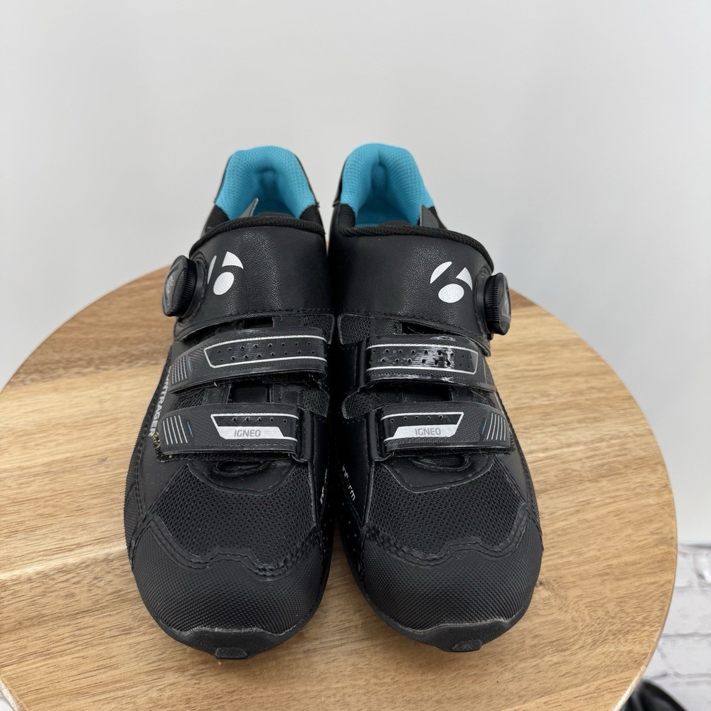 Bontrager IGNEO BOA Mountain Cycling Shoes Black/Blue/Silver Women's 6.5 EU 36‎ - Picture 4 of 13